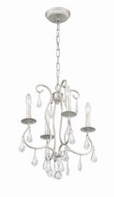 Ashton Mini Chandelier - Olde Silver, Swarovski Strass Crystal 20.5"H