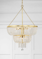 Rylee Chandelier - Antique Gold 37.5"H