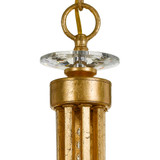 Bridgehampton Chandelier - Antique Gold, Swarovski Strass Crystal 29"H