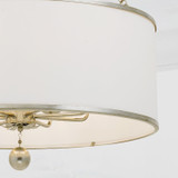 Broche Chandelier - Antique Silver 33.5"H