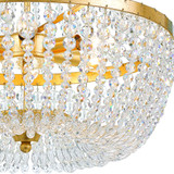 Rylee Chandelier - Antique Gold 23.5"H, Crystorama (608-GA  2KQT9)
