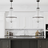 Rylee Chandelier - Matte Black 23.5"H