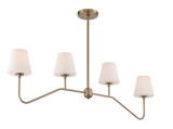 Keenan Chandelier - Vibrant Gold 15"H