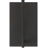 Lena 1 Light Wall Sconce - Black Forged 18"H