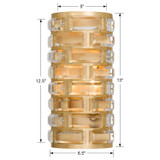 Meridian 4 Light Wall Sconce