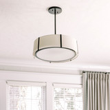 Fulton Chandelier - Black 10.25"H