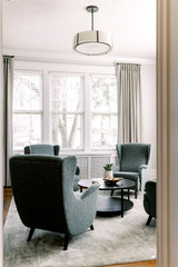 Fulton Chandelier - Black 10.25"H