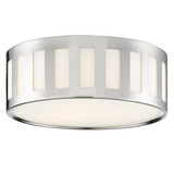 Kendal Flush Mount - Polished Nickel 5"H