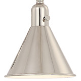 Morgan Task Light - Polished Nickel 11"H