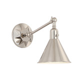 Morgan Task Light - Polished Nickel 11"H