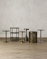 Dasari Accent Table, Brass, 21.5"H, Currey and Company (4188 KCZR)