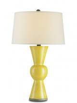 Upbeat Yellow Table Lamp Currey and Company 6382