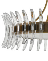 Coquette Brass Chandelier, Currey and Company 9000-0014