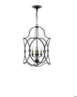 Charisma Small Black Lantern, Currey and Company 9000-0024
