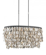 Stillwater Oval Chandelier Currey and Company 9492