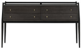 Selig Mink Console Table, Currey and Company (3000-0046 KKRH)
