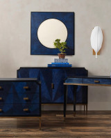 Kallista Blue Chest, Currey and Company (3000-0124 NKFL)