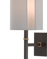 Rocher Bronze Wall Sconce Currey and Company 5000-0119