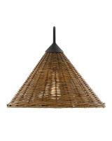 Basket Black Swing-Arm Wall Sconce Currey and Company 5000-0139