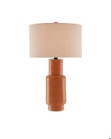 Janeen Orange Table Lamp Currey and Company 6000-0192