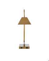 Hoxton Brass Table Lamp Currey and Company 6000-0565