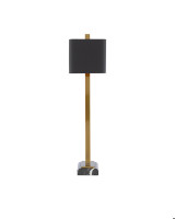 Adorn Large Brass Table Lamp Currey and Company 6000-0566