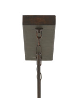 Middleton Rectangular Bronze Chandelier Currey and Company 9000-0525