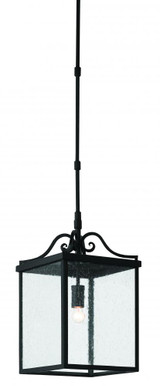 Giatti Small Black Outdoor Lantern Currey and Company 9500-0005