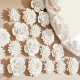 Flourishing Flowers Wall Decor 1.5"H