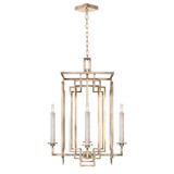 Cienfuegos Chandelier, Square, 4-Light, Gold, 22"W (889040-3ST KEE2)