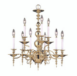 Kensington Chandelier, 9-Light, Polished Silver, 28"W (7449 PS R8MP)