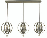 Constellation Chandelier, 12-Light, Brushed Nickel, 42"W (1051 BN 9M6KD)