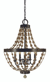 Naomi Chandelier, 5-Light, Brass, 21"W (4485 AB 9Q4C7)