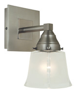 Mercer Wall Sconce, 1-Light, Pewter, 9"H (4771 SP/PN 9Q792)