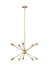 Jax Chandelier, 10-Light, Burnished Brass, 27.25"W (EC10310BBS 706U0KH)