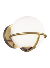 Apollo Wall Sconce, 1-Light, Burnished Brass, 6.75"H (EW1031BBS 706U0M8)