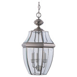 Three Light Outdoor Pendant, Generation Lighting - Seagull 6039-965 7KTL