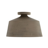 Capital Quarry Semi-Flush Mount, Clay, 14"W 