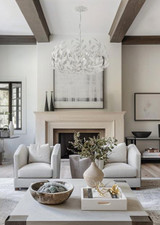 Crystorama Broche 12 Light Matte White Chandelier, Crystorama 569-MT 2NYAD 