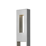 Atlantis Outdoor Post Top or Pier Mount Lantern, LED, Titanium, 24.5"H (1641TT-LED D55Q)