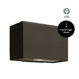 Atlantis Outdoor Wall Lantern, Bronze, 6"H (1646BZ-LED D76E)