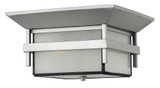 Harbor Outdoor Flush Mount, 2-Light, Titanium, 12.25"W (2573TT 8ZPN)