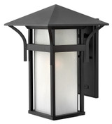 Harbor Outdoor Wall Lantern, 1-Light, Satin Black, 16.25"H (2575SK G3YJ)