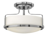 Harper Semi-Flush Mount, 3-Light, Chrome, 14.5"W, Hinkley (3641CM K6M5)