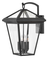 Alford Place Outdoor Wall Lantern, 4-Light, Museum Black, 24"H (2568MB VGG6)