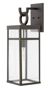 Porter Outdoor Wall Lantern, 1-Light, Oil Rubbed Bronze, 25"H (2805OZ YA9R)