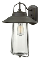 Belden Place Outdoor Wall Lantern, 1-Light, Oil Rubbed Bronze, 19.25"H (2865OZ N69H)