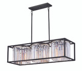 Giada Chandelier, 3-Light, Black, 38"W (4556BK 9M4WV)