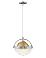 Watson Down Pendant, 1-Light, Heritage Brass, 12"H (40017PN 9Q1N9)
