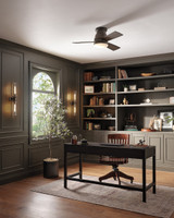 Trey Ceiling Fan, 3-Blade, Metallic Matte Bronze, Metallic Matte Bronze Blades, 44"W (902744FMM-LWD 9Q1PU)